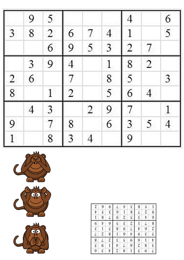 sudoku - monos Imagen sudoku - monos