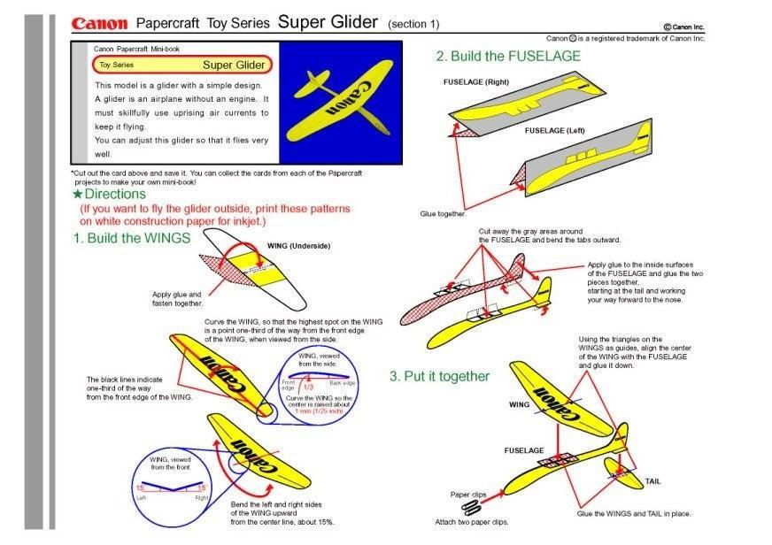 super glider Manualidades super glider