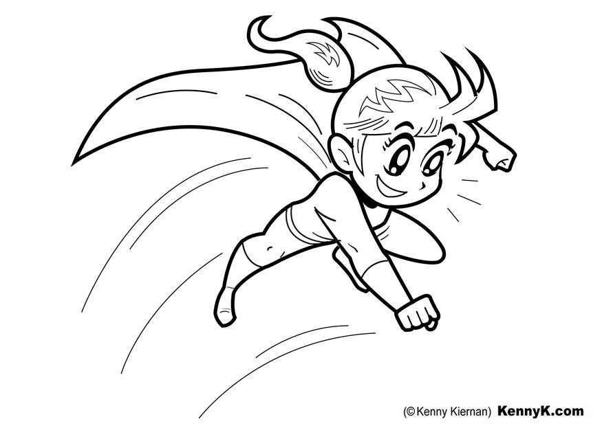 superheroAna Dibujo para colorear superheroAna