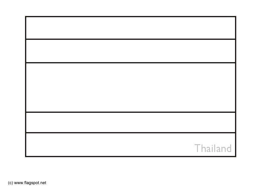 tailandia Dibujo para colorear tailandia