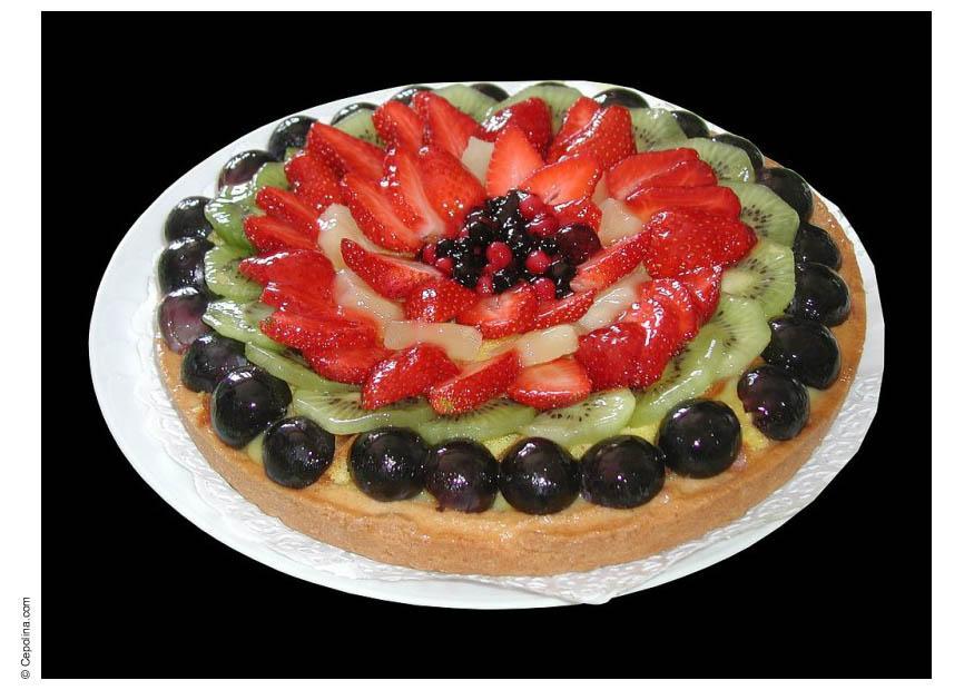 tarta de fruta Foto tarta de fruta