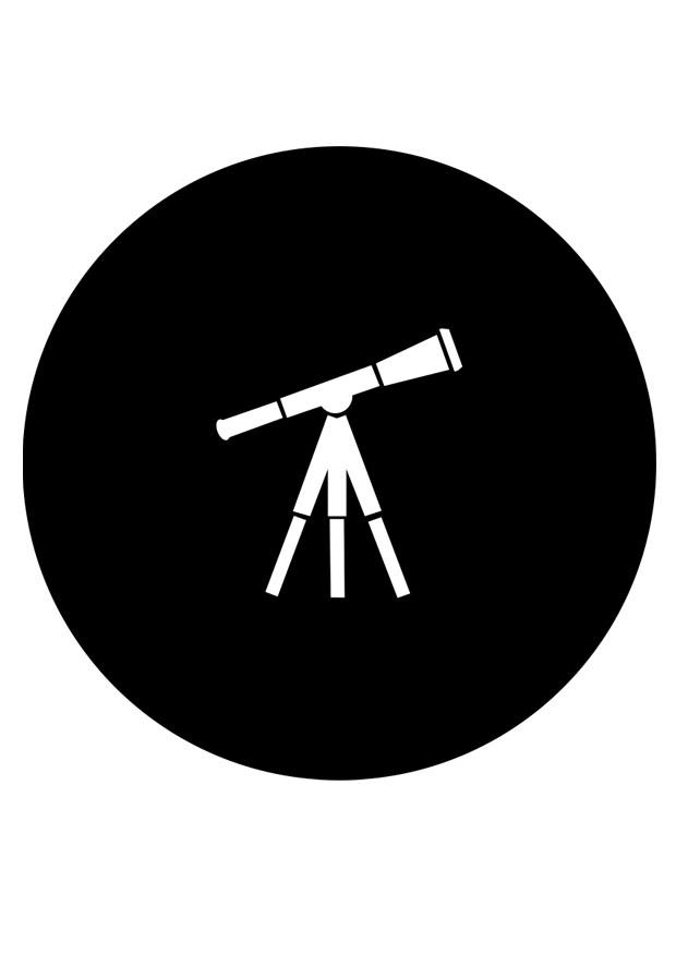 telescopio Dibujo para colorear telescopio