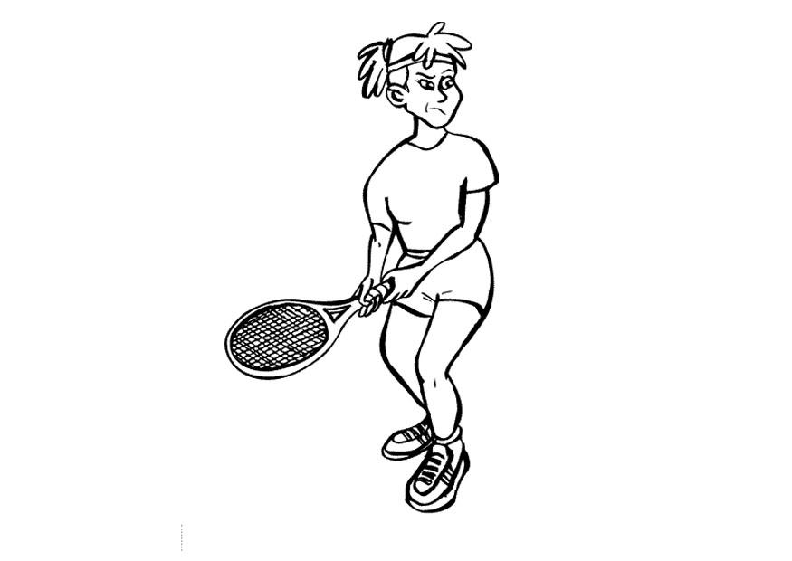 tenis Dibujo para colorear tenis