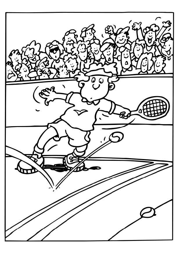 tenis Dibujo para colorear tenis