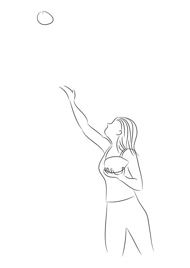 tirar Dibujo para colorear tirar
