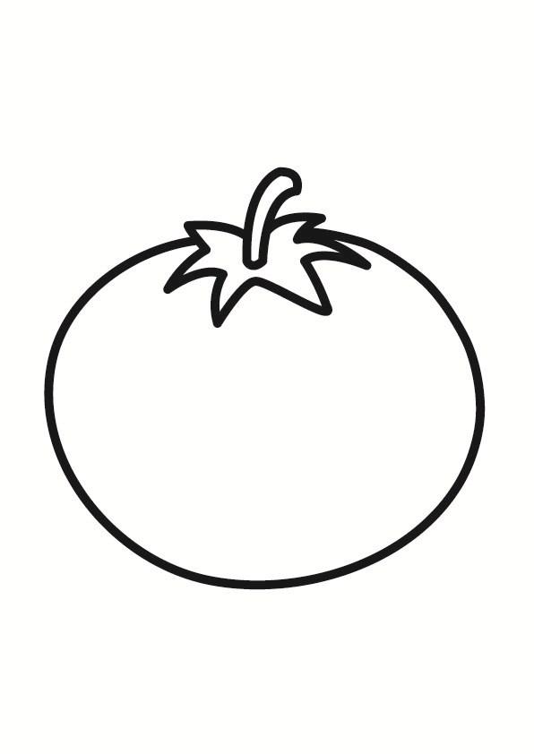 tomate Dibujo para colorear tomate