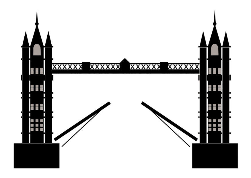 tower bridge Dibujo para colorear tower bridge