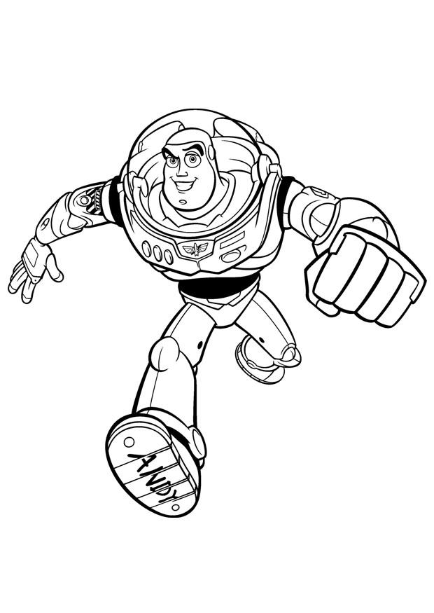 Dibujo para colorear toy story - buzz lightyear