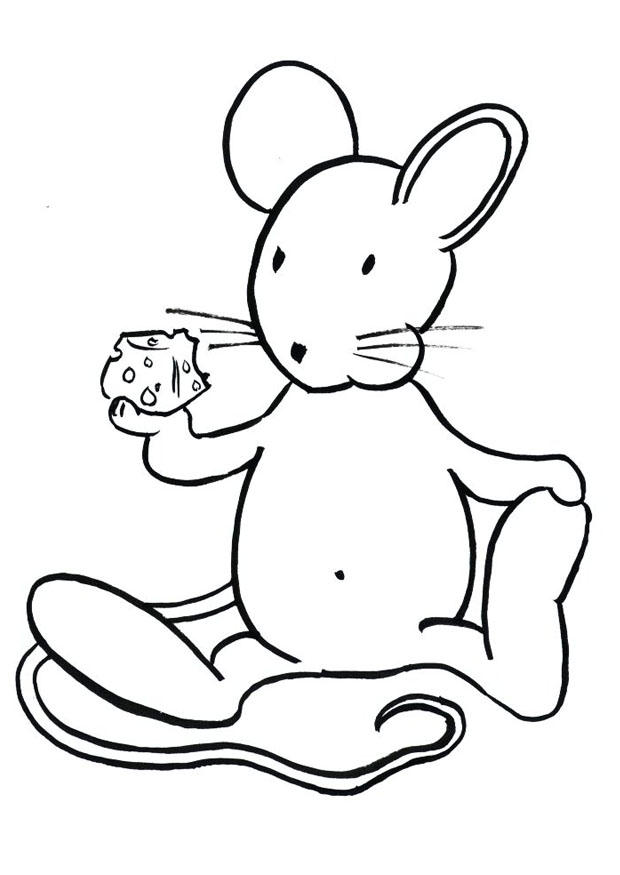 Dibujo para colorear transi, el conejo