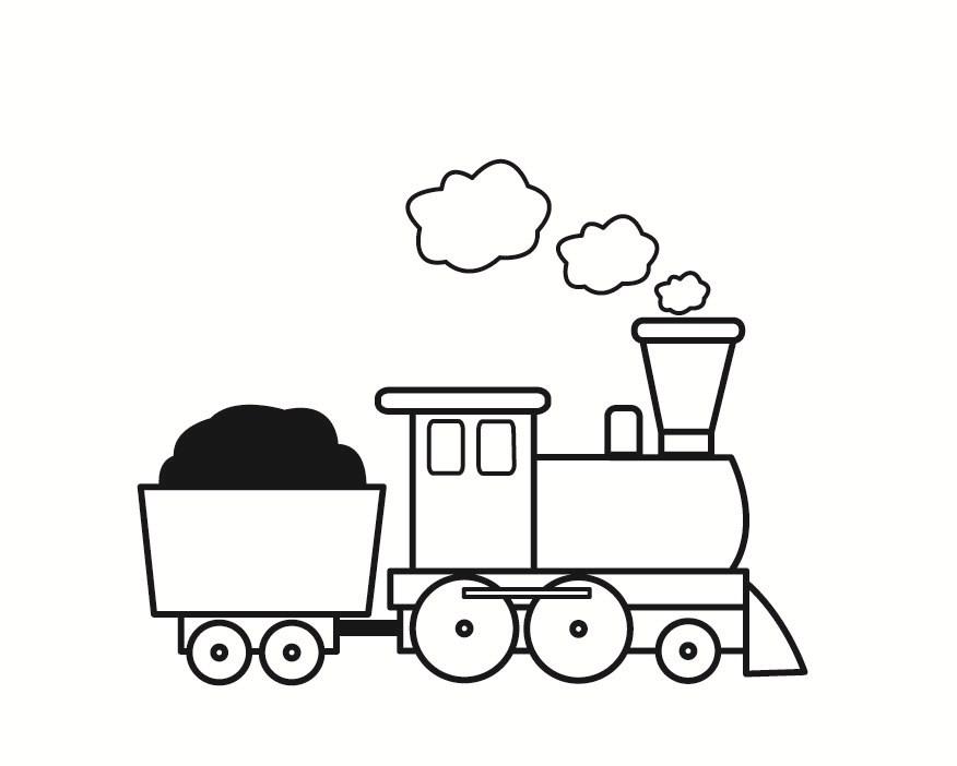 tren Dibujo para colorear tren