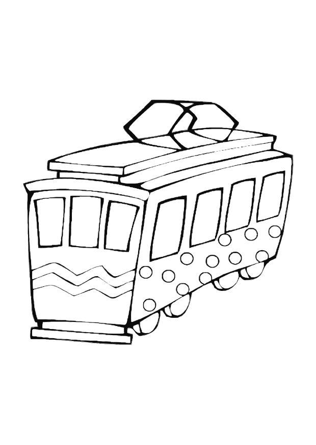 tren de juguete Dibujo para colorear tren de juguete