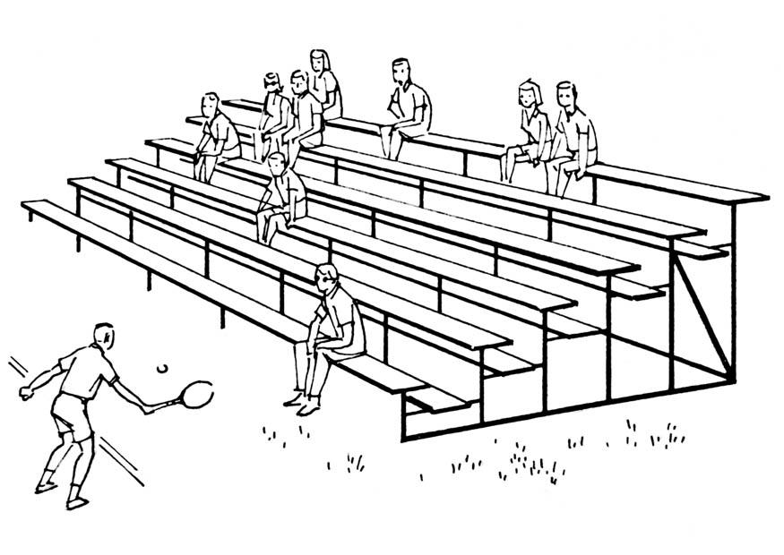 tribuna Dibujo para colorear tribuna