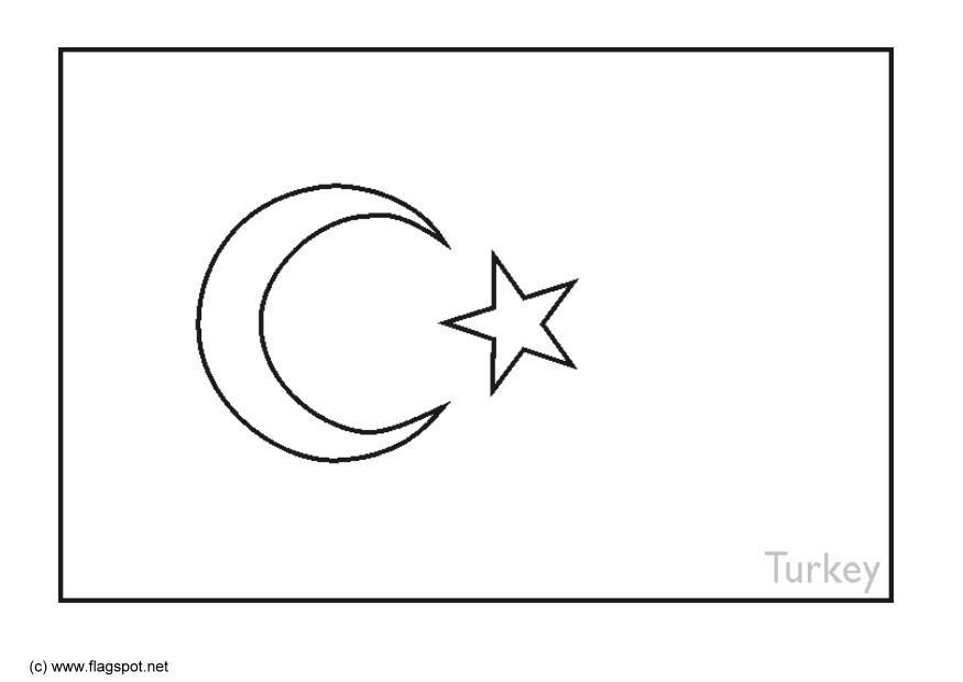turquAa Dibujo para colorear turquAa