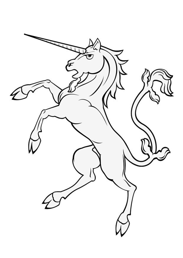 unicornio Dibujo para colorear unicornio