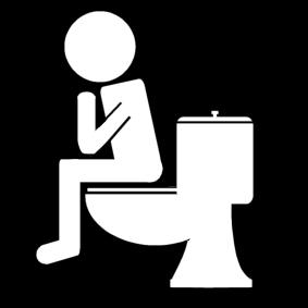 utilizar el wc Dibujo para colorear utilizar el wc