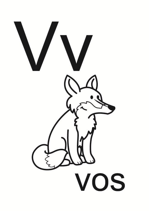 v Dibujo para colorear v