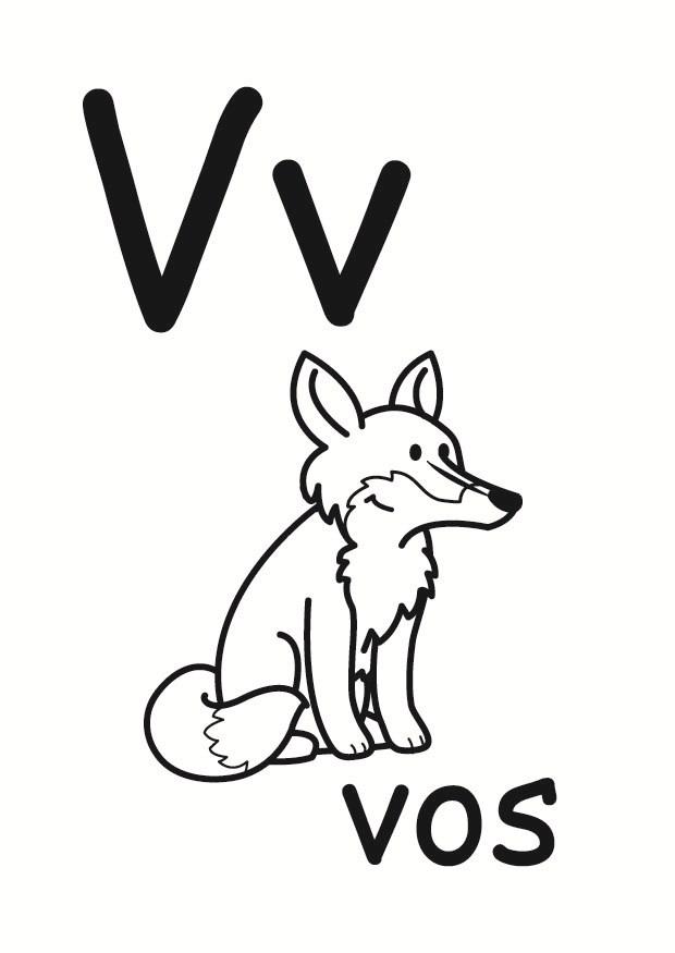 v Dibujo para colorear v