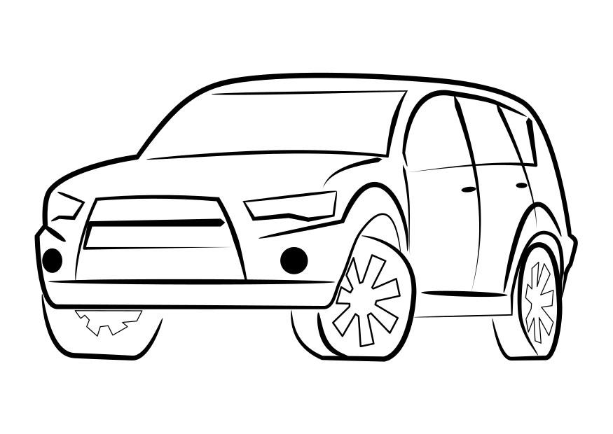 vehAculo todoterreno Dibujo para colorear vehAculo todoterreno