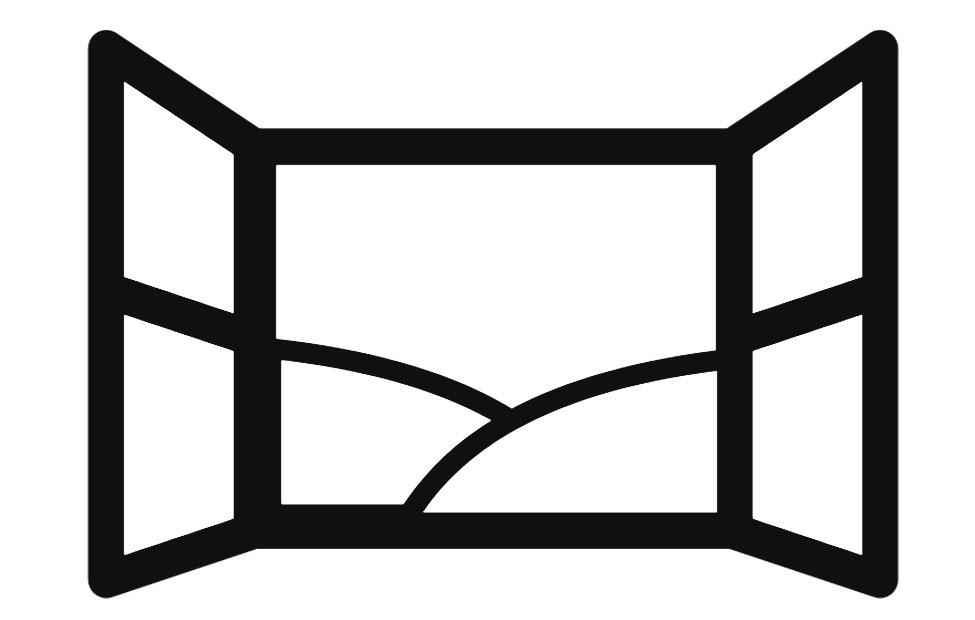 ventana abierta Dibujo para colorear ventana abierta
