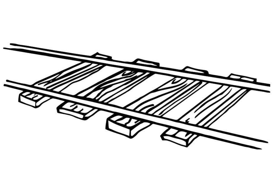 vAa del tren Dibujo para colorear vAa del tren