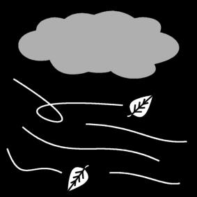 viento Dibujo para colorear viento