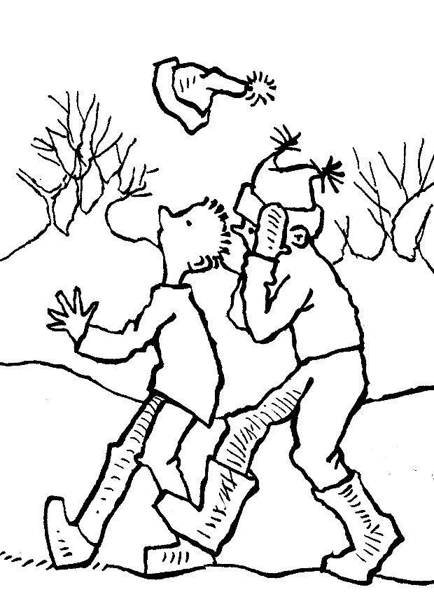 viento Dibujo para colorear viento