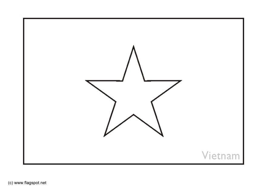 Dibujo para colorear vietnam
