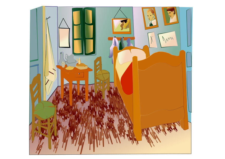 vincent van gogh - la habitaciA³n Imagen vincent van gogh - la habitaciA³n