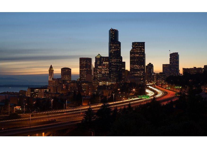 vista de la ciuded de seattle Foto vista de la ciuded de seattle