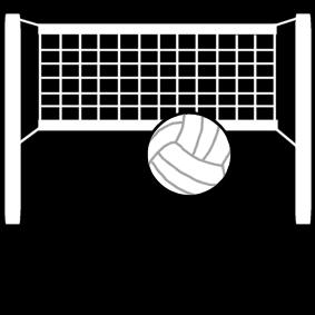 Dibujo para colorear voleibol