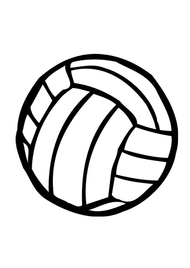 voleybol Dibujo para colorear voleybol