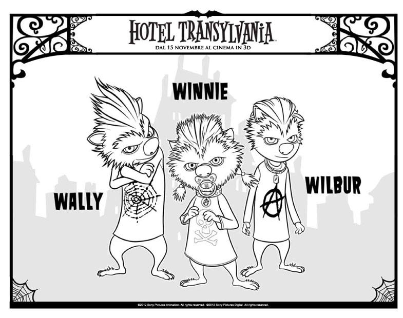 winnie - wally - wilbur Dibujo para colorear winnie - wally - wilbur