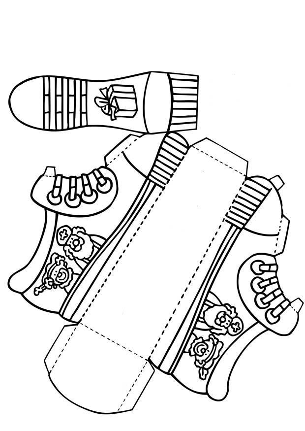 Manualidades zapatito se san nicolA¡s - sin texto