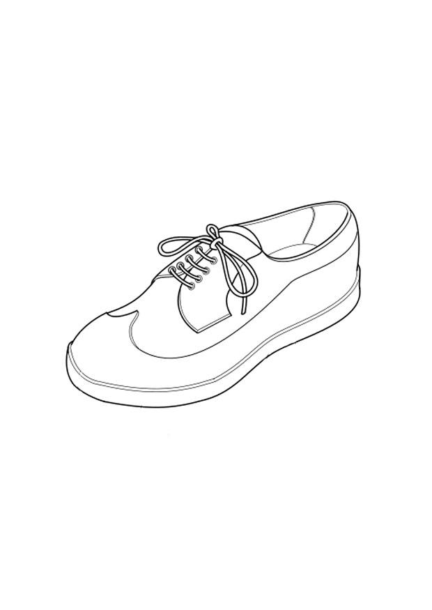 zapato Dibujo para colorear zapato