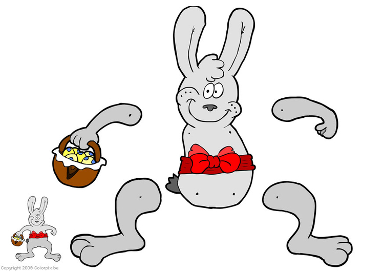 Manualidades Marioneta de conejo